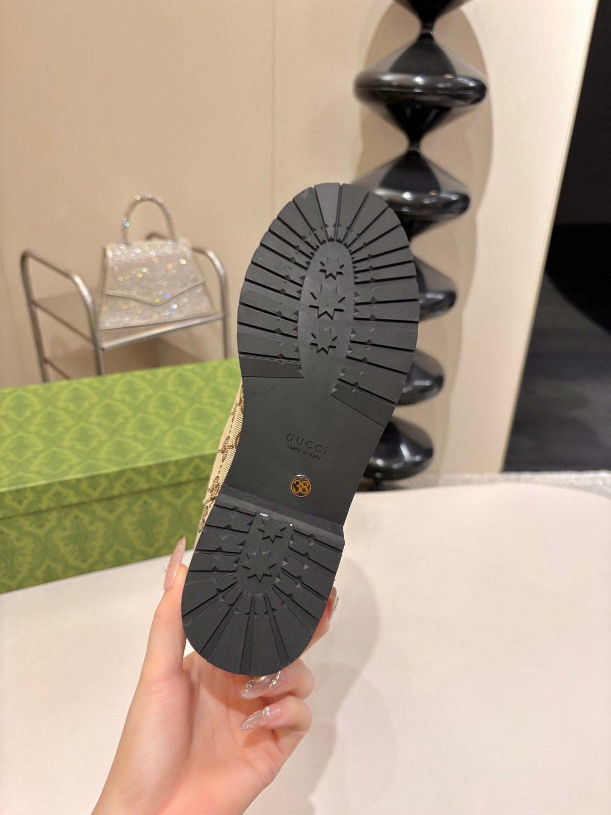 GU Boots High Monogram