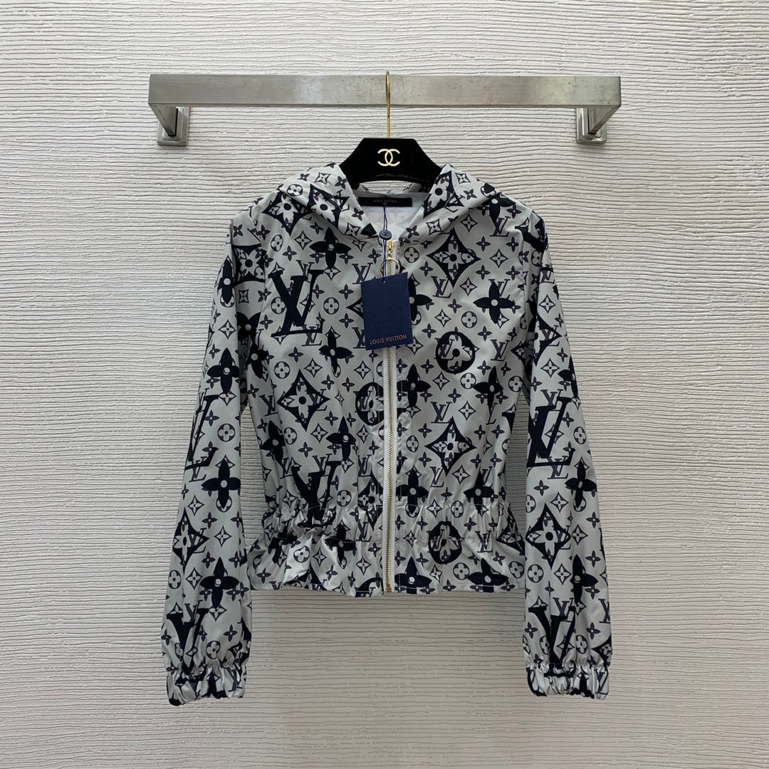 LU Monogram Woman jacket Hooded 3 Color's