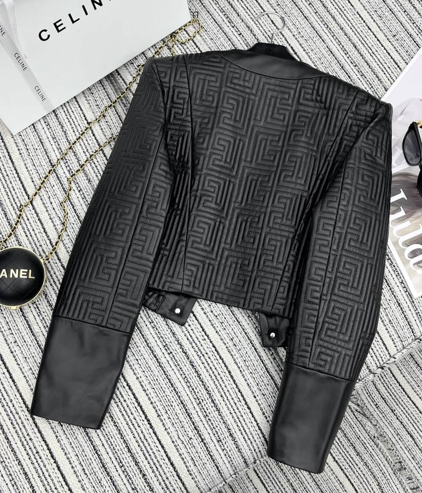 BALMA Leather Jacket Woman