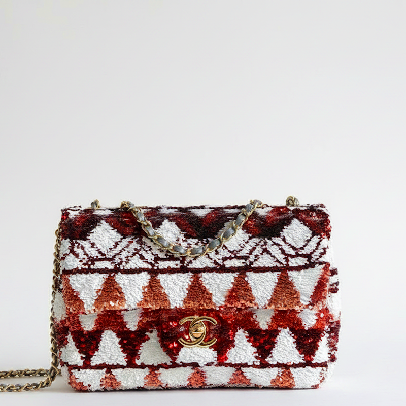 CHL Sequin bag 2 Color's 20 cm