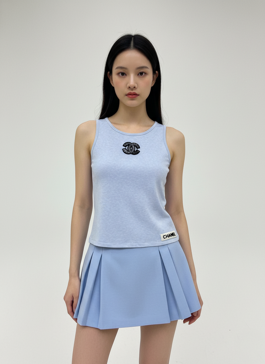CHL Woman sweater sleeveless 2 Color's