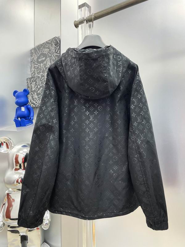 LU Man Jacket Windbreak Hoodie Monogram