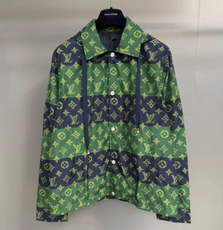 LU Monogram Printed Coach Man Jacket
