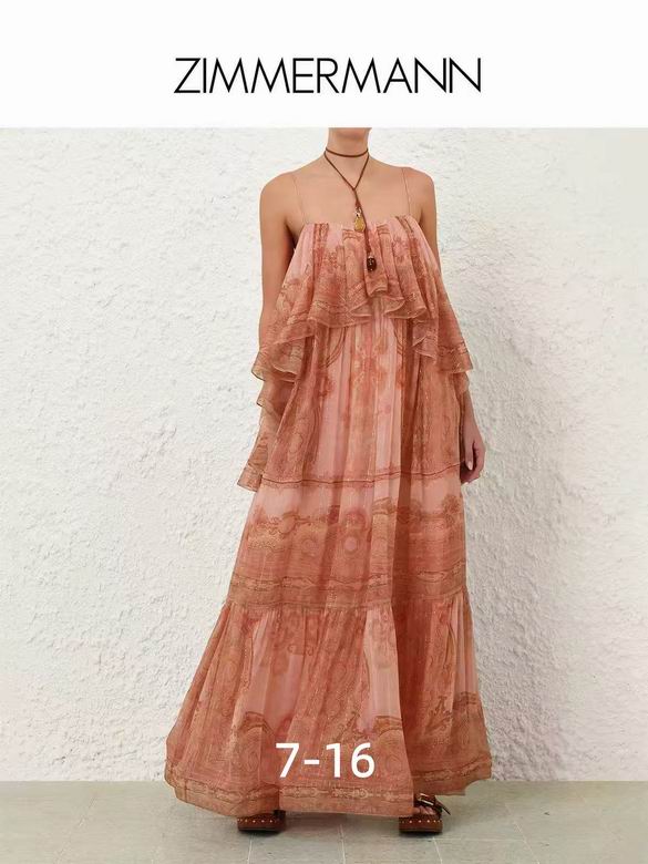 ZIMER MAN Sundance Frill Maxi Dress