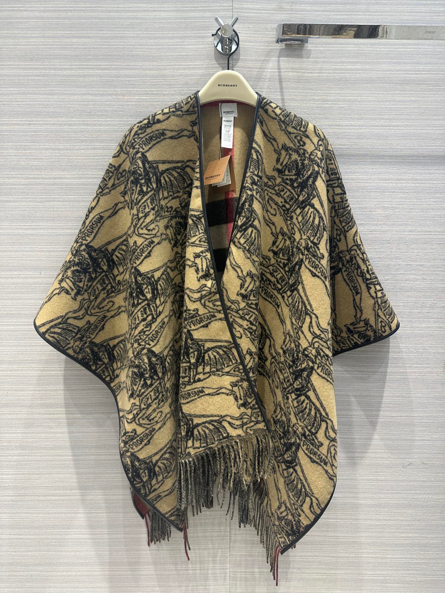 *BURBBER wool Scarf Cape 2 Color's