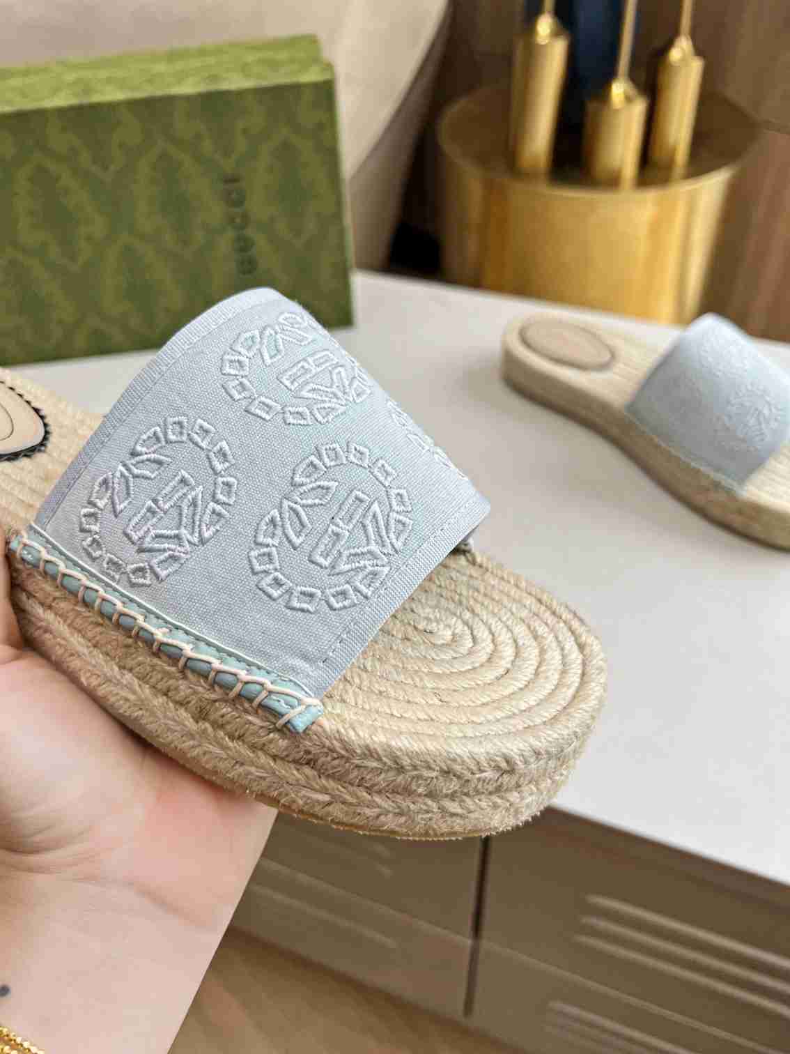 GU Slippers Sandals ESPADRILLE  2 Color 's