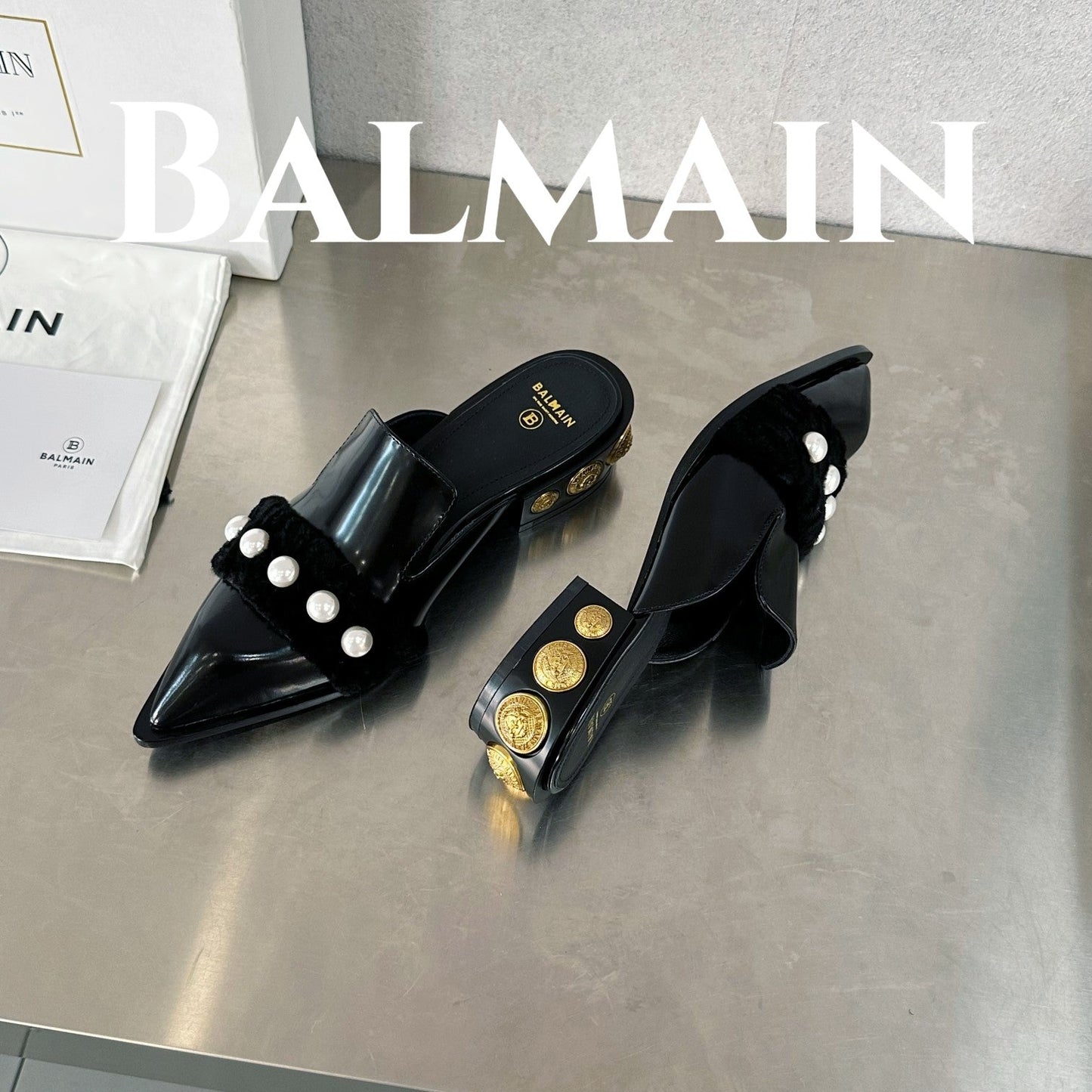 BALMA Mule  Heels 3 Color 's