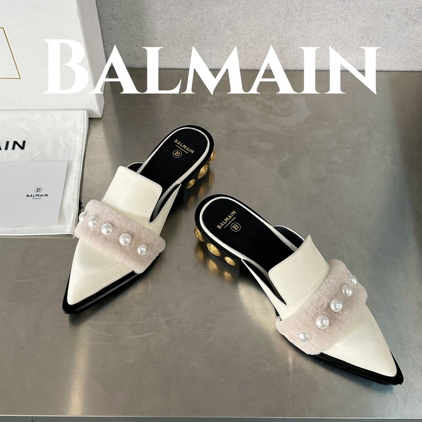 BALMA Mule  Heels 3 Color 's