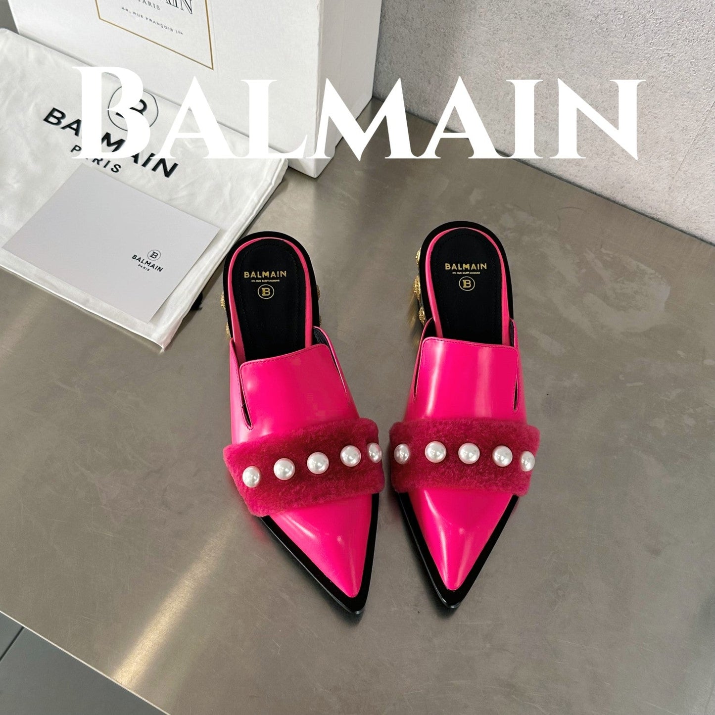 BALMA Mule  Heels 3 Color 's