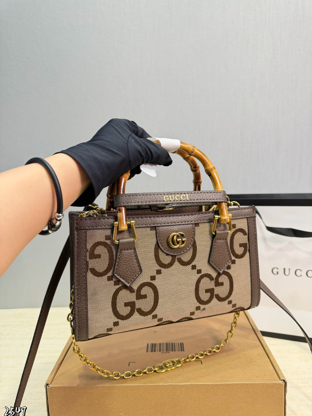 GU Jumbo Medium Top Handle Bag 26