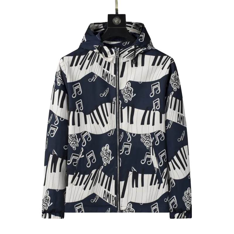 AMR  Monogram Jacket Windbreak Hoodie