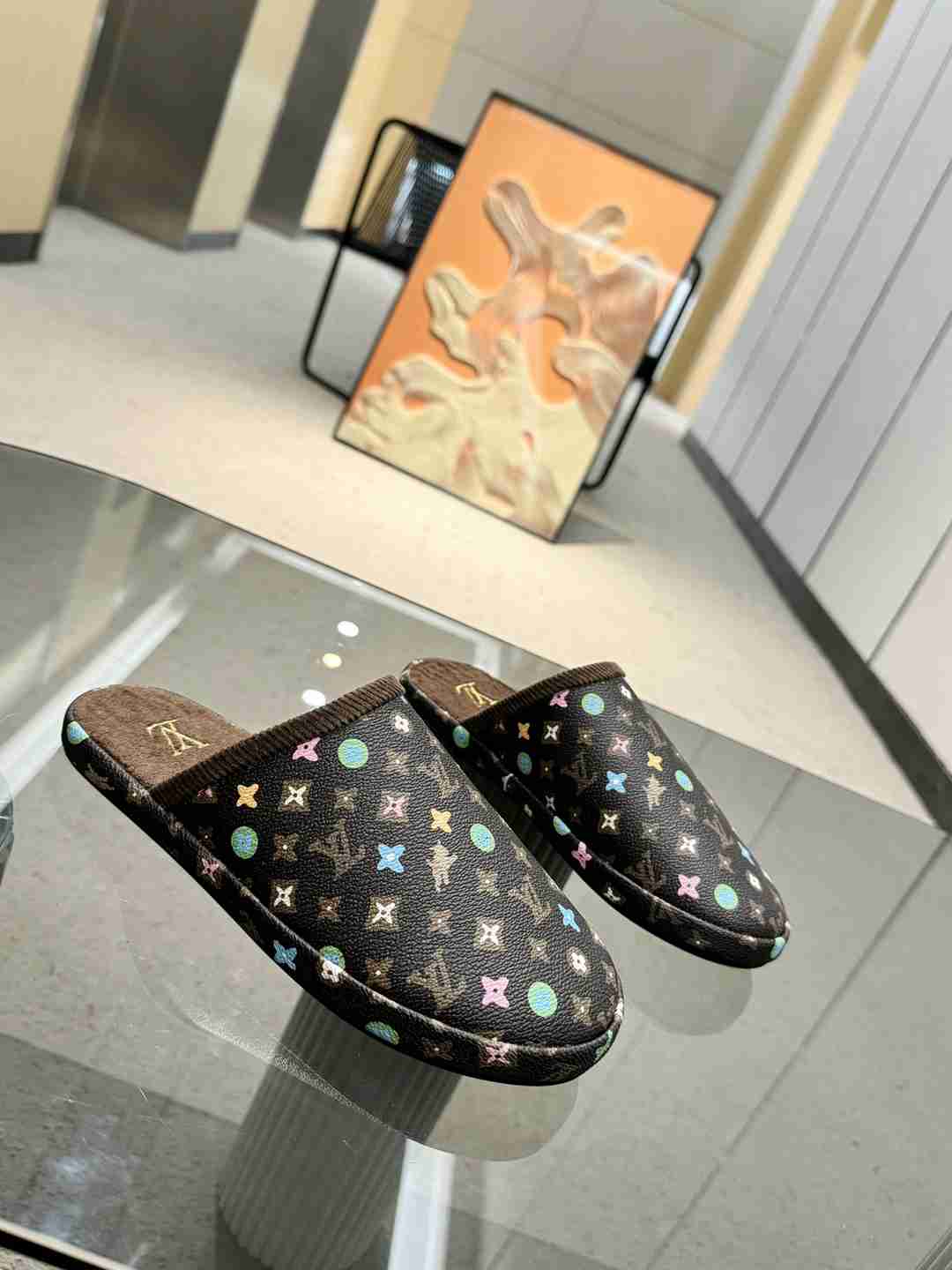 LU Palace  Slippers Mule 2 Color's  Woman 42 Man 46