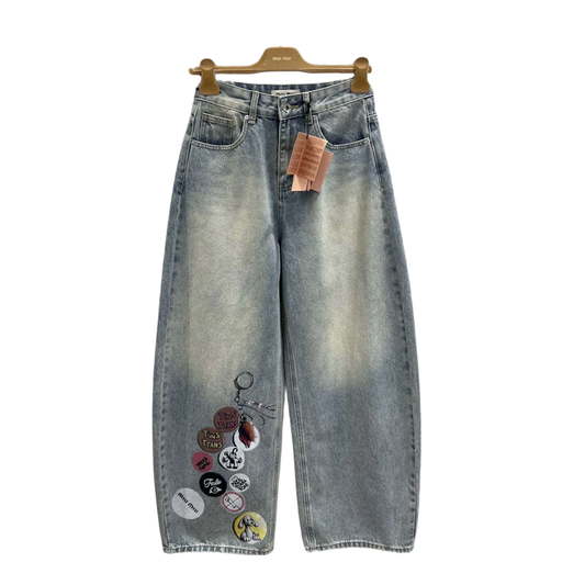 MI MI  Pants Jeans Woman
