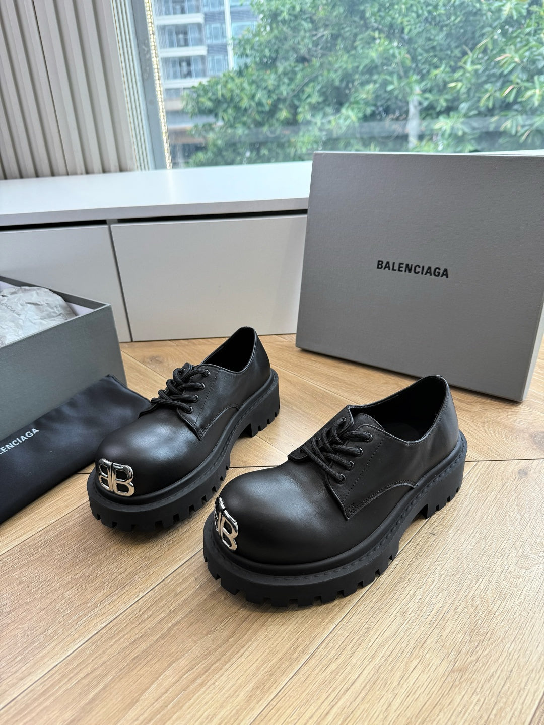 SNBAL Shoes platform derby Woman