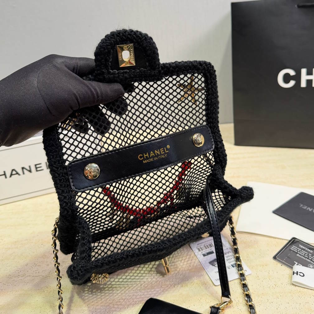 CHL  Beach flap Bag 20 cm  2 Color's