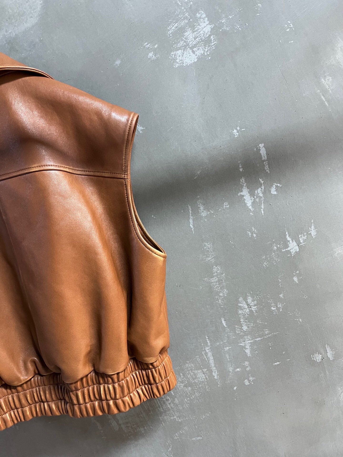 MI MI  Leather  Jacket  Woman