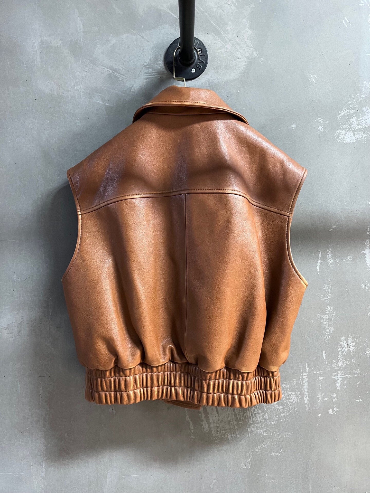 MI MI  Leather  Jacket  Woman