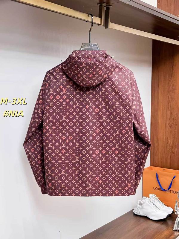 LU Man Jacket Windbreak Hoodie Monogram
