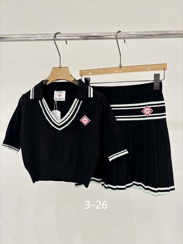 CASA BLANC Woman sweater skirt set 2 Color's