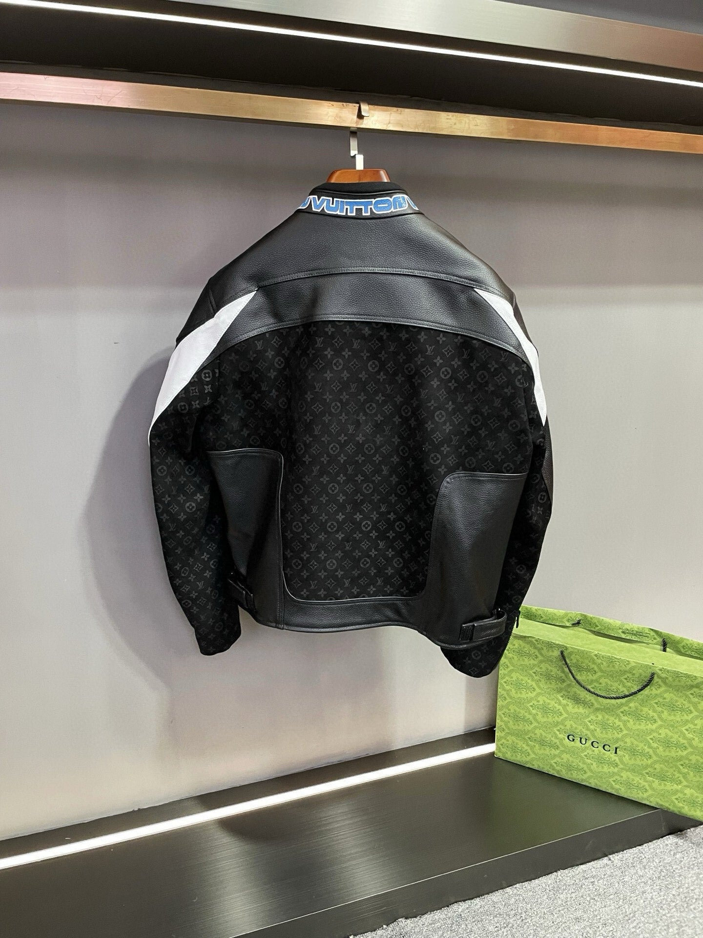 LU Leather Mix Jacket Biker   Man Limited 25/26  IOFF