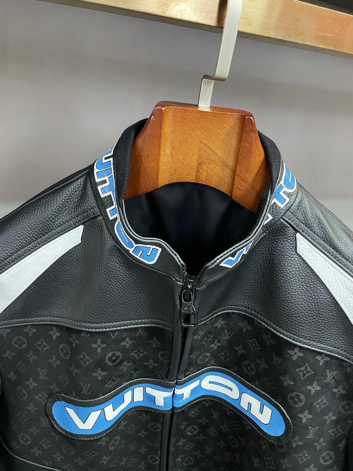 LU Leather Mix Jacket Biker   Man Limited 25/26  IOFF