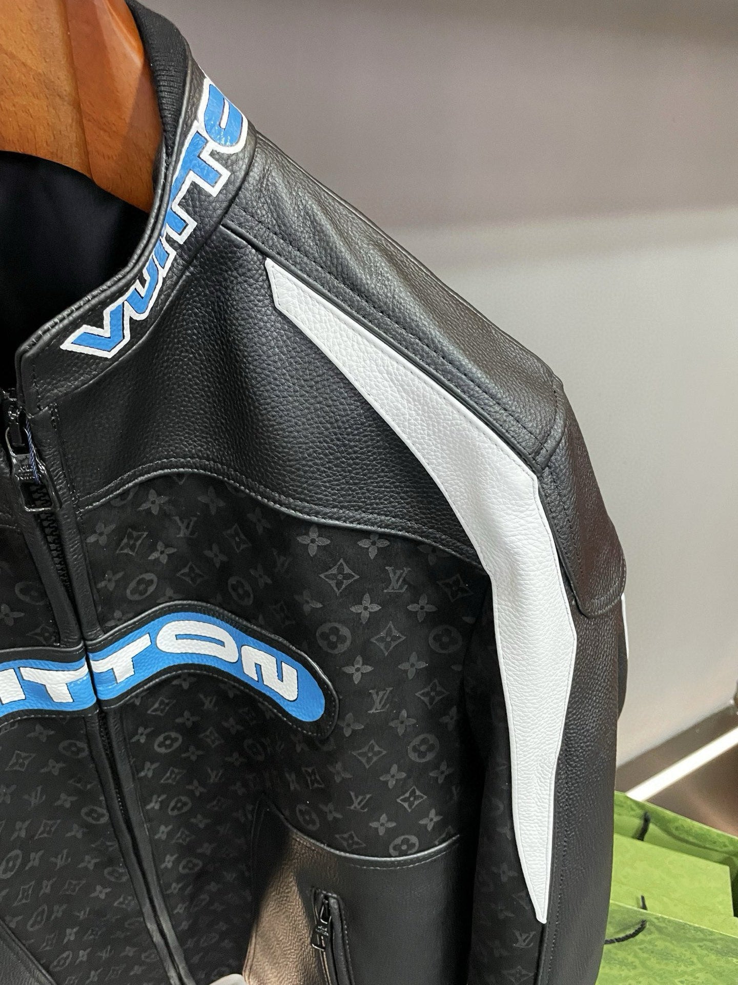 LU Leather Mix Jacket Biker   Man Limited 25/26  IOFF