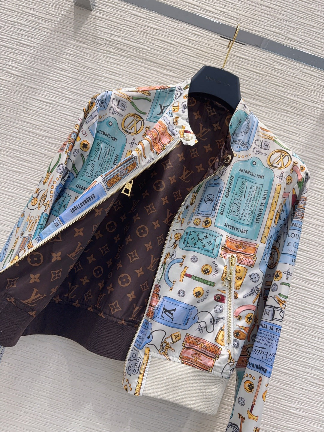 LU  Woman Jacket Monogram  2 side