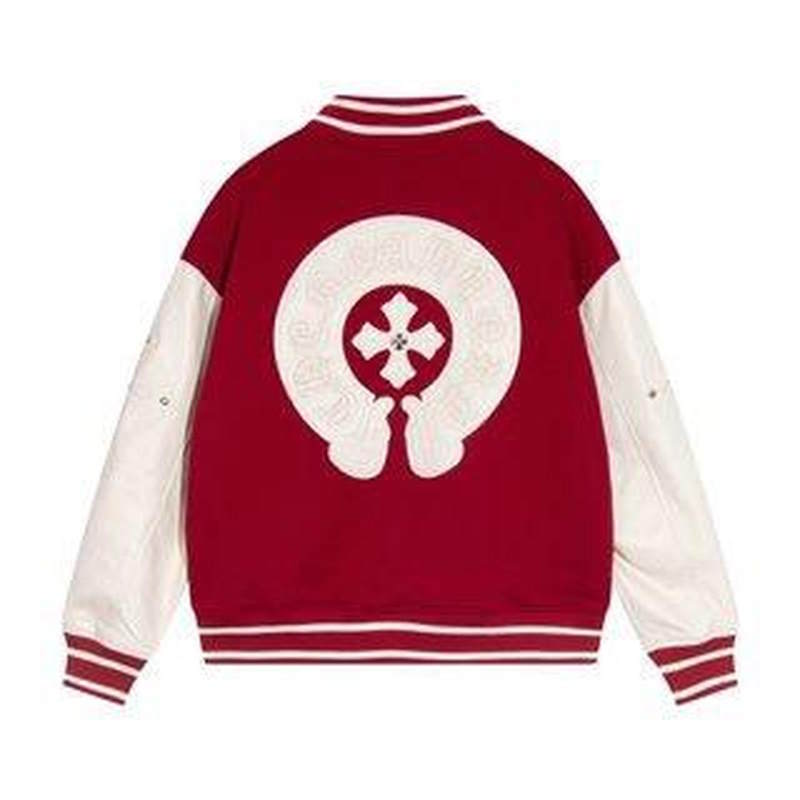 CHROM H Jacket Baseball Varsity Bomber 2 Color's