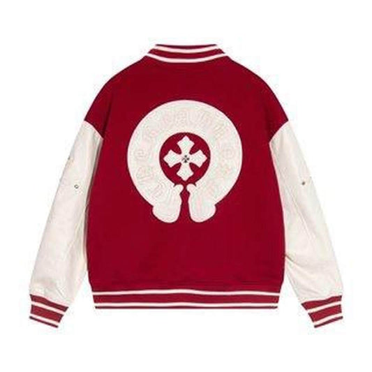 CHROM H Jacket Baseball Varsity Bomber 2 Color's