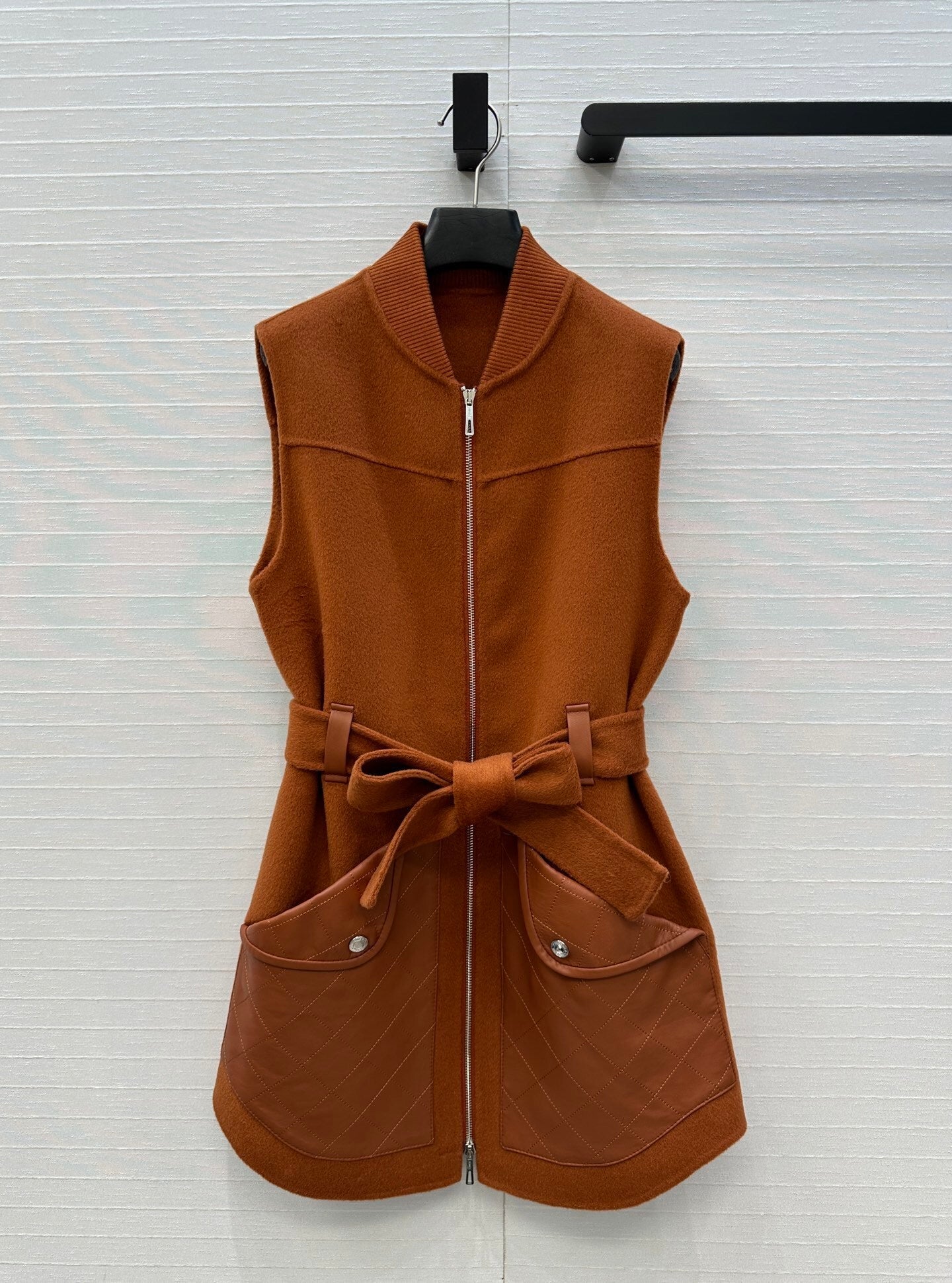 HRM Wool  Woman Long Vest  Jacket 2 Color 's
