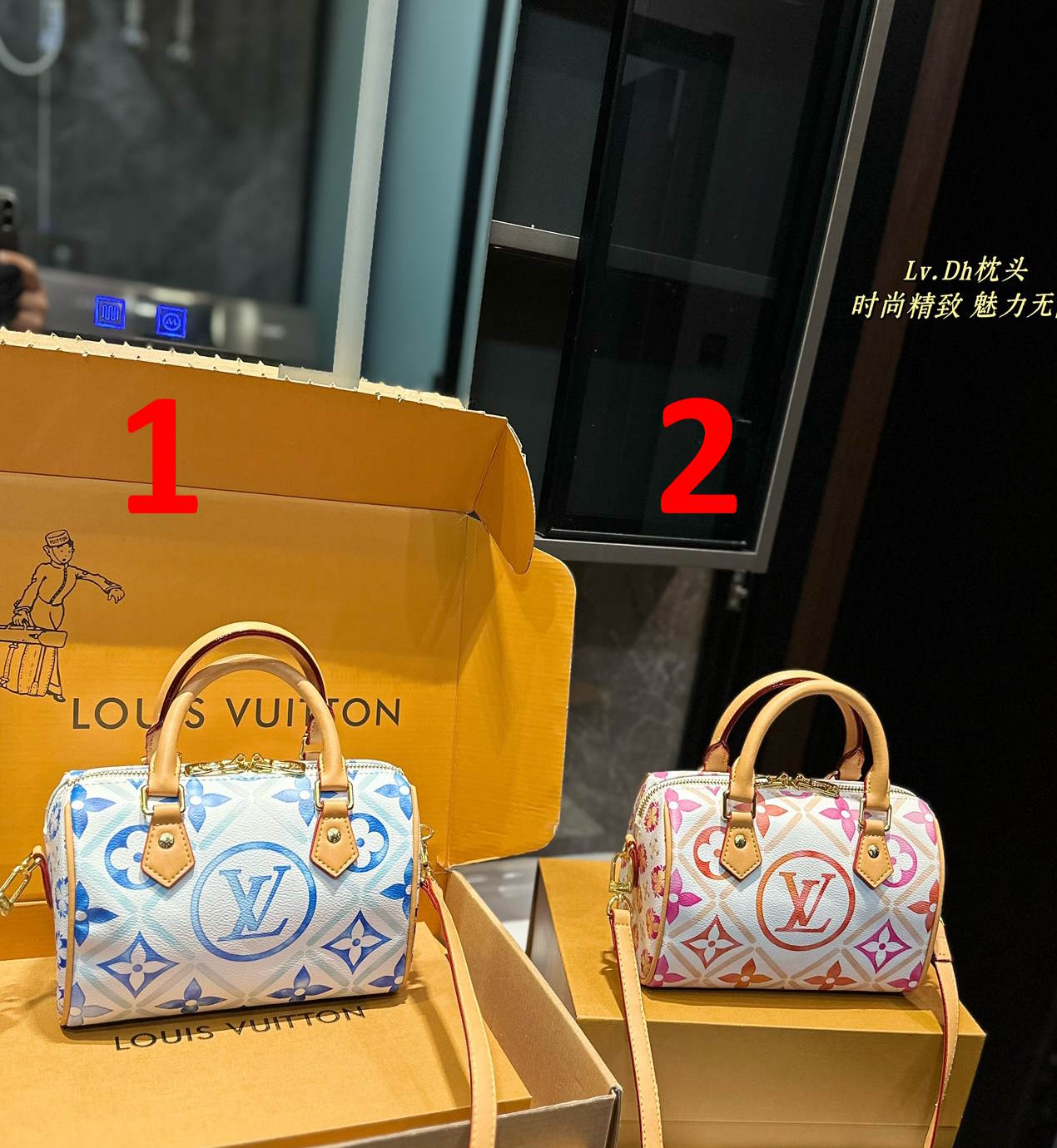 LU Bag Mini Speedy 20 cm 2 Color's