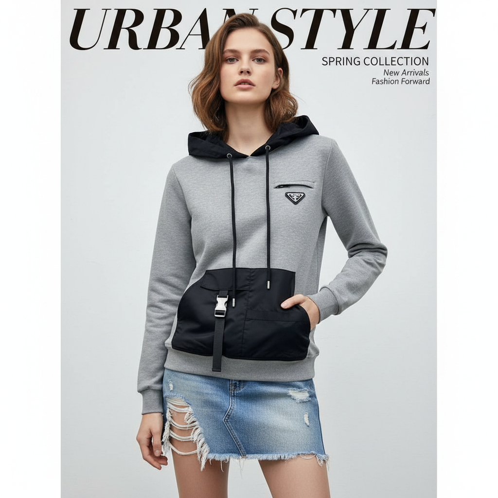 PRD Woman Sweater Hoodie 2 Color's  GQ