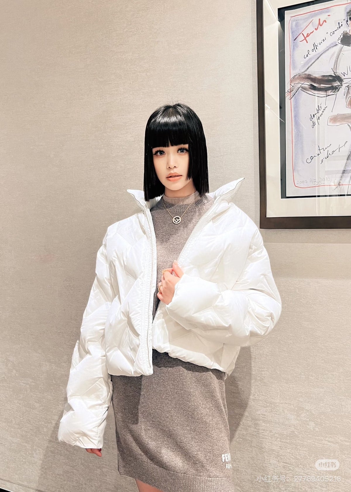 FEN down Woman  Jacket 2 Color's