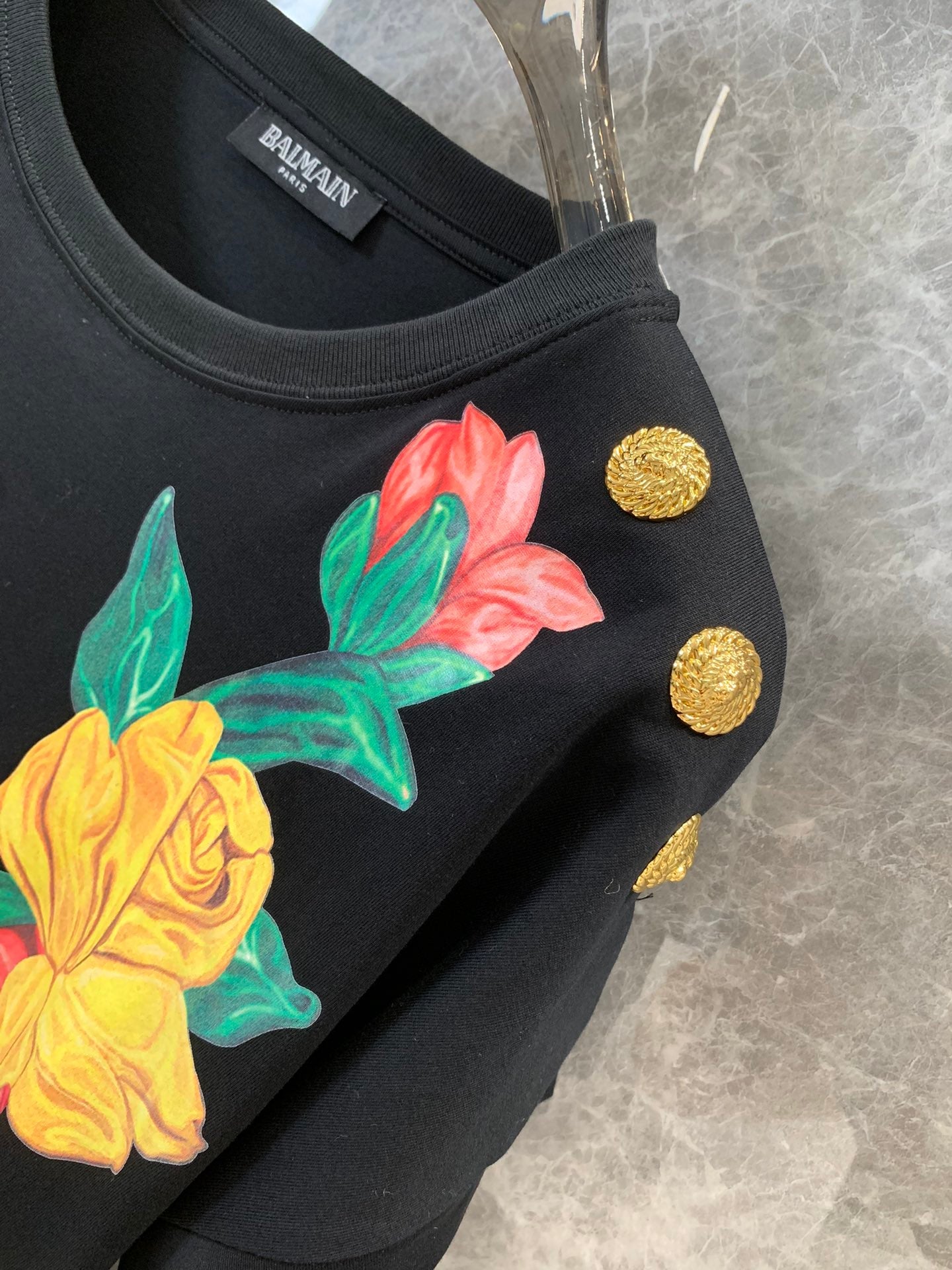 BALMA  T-shirt Woman with Roses Print