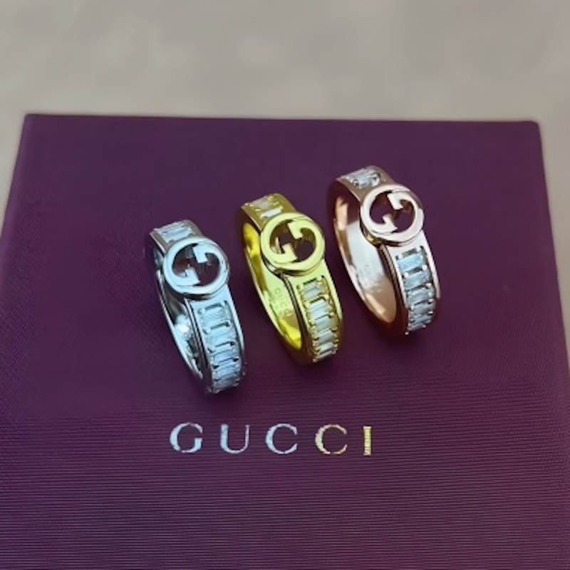 GU  Fashion Rings 3 Color's