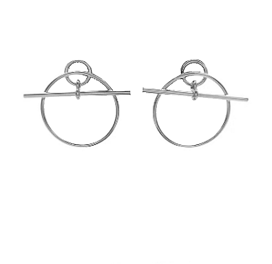 HRM Hoop Earrings