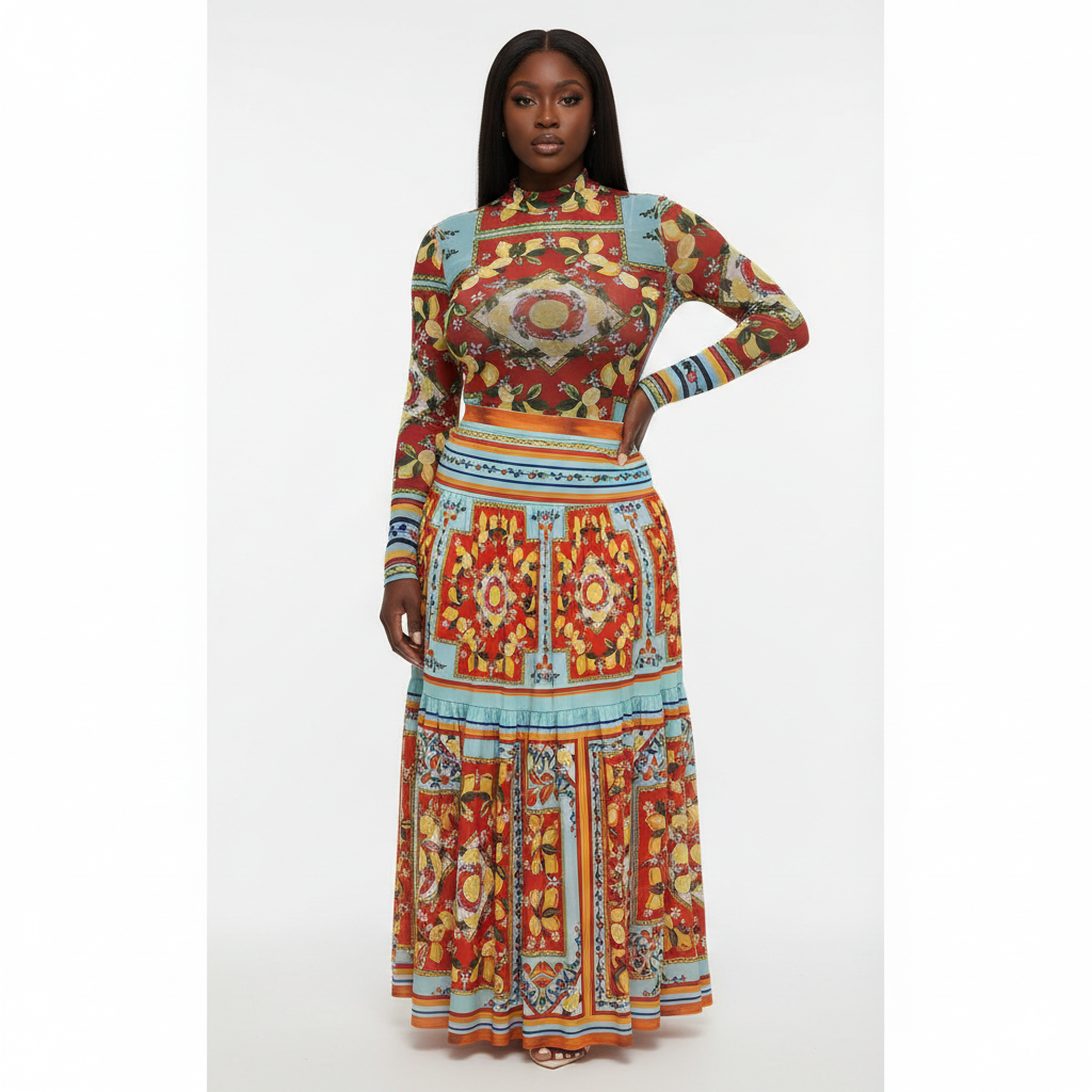 G D Woman  top  and skirt  set  2 GQ