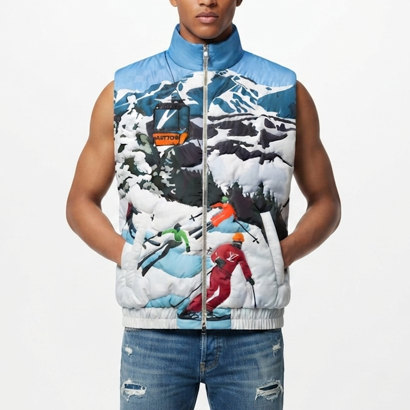 LU Jacket Man Sleeveless Quilted Vest