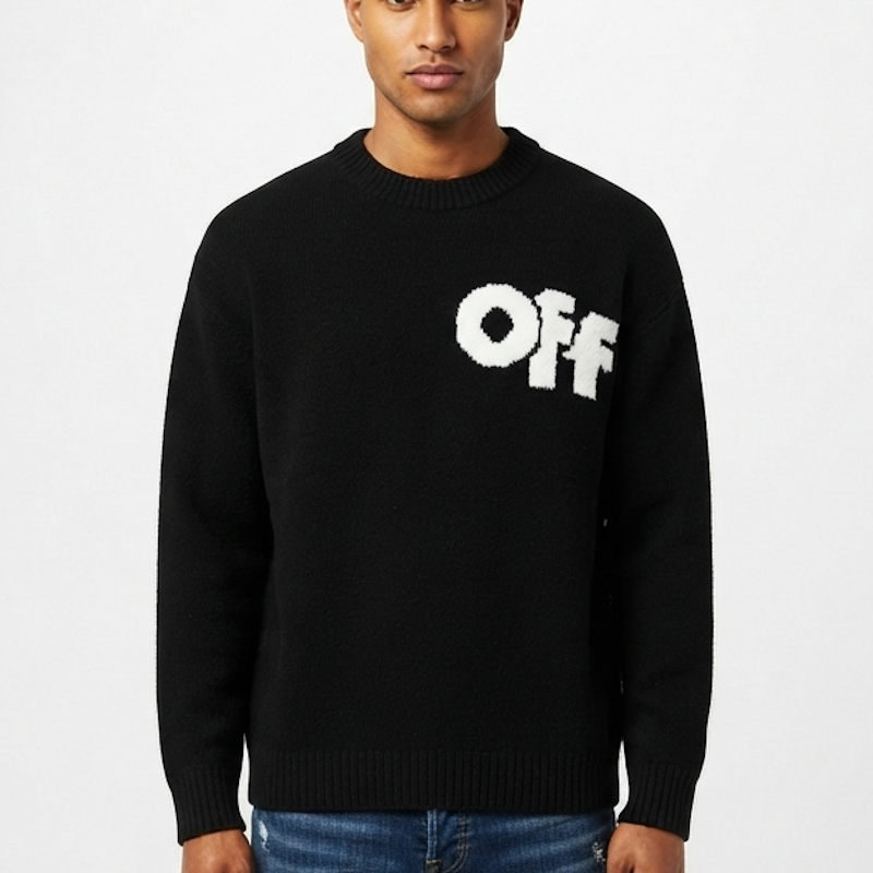 OFF WITE  Long Sleeve  Man sweater