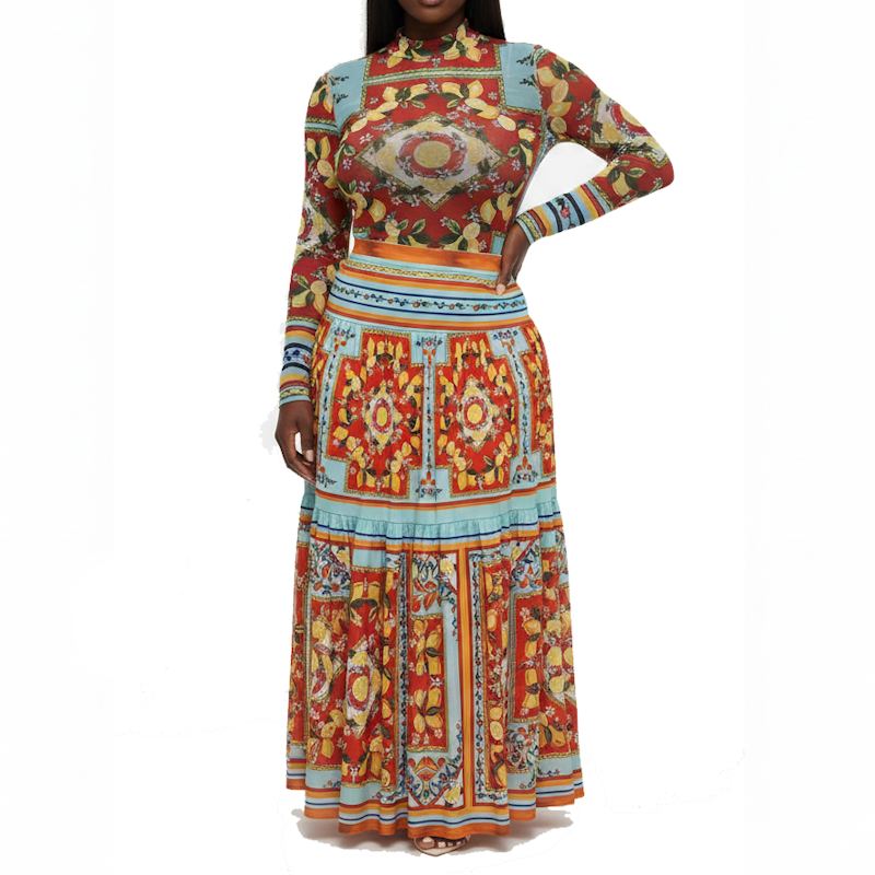 G D Woman  top  and skirt  set  2 GQ