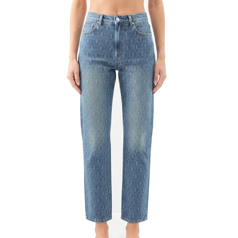 Y L  Pants Jeans Woman Monogram