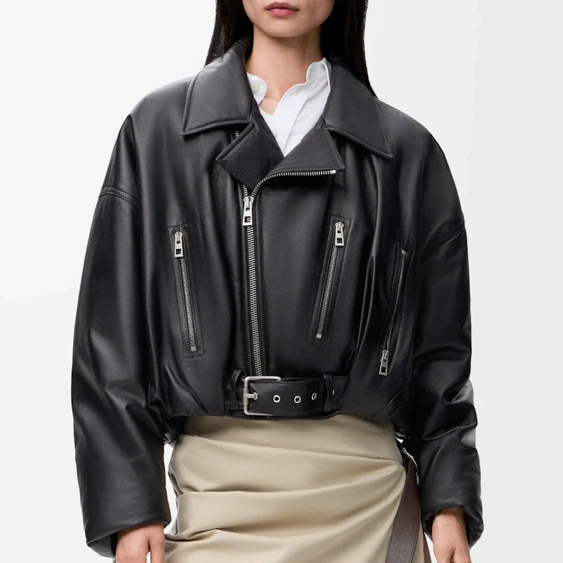 LOEVE Leather  Jacket  Woman 2 Color's