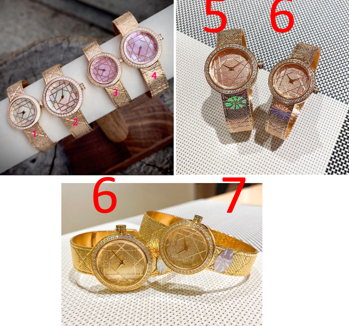 CHD Woman Watches 7 Color's 2 size's