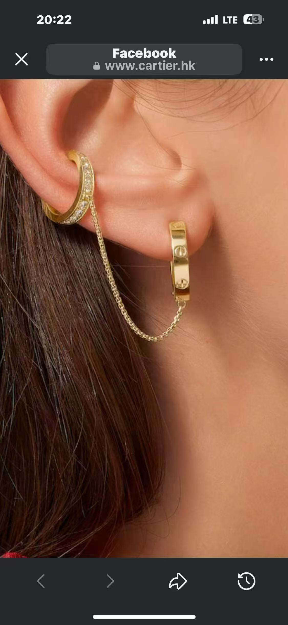 CART Fashion Earring 3 Color's