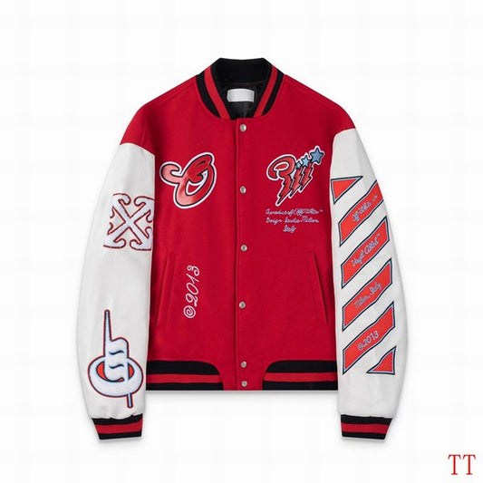 OFF WITE  Jacket Baseball Varsity Bomber