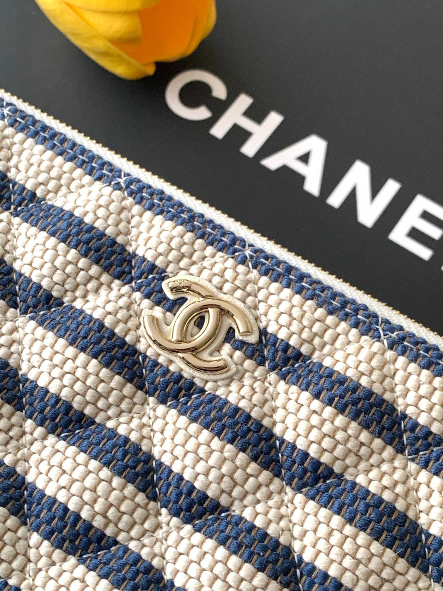 CHL zipped case Canvas Bag  2 Color's 33 cm