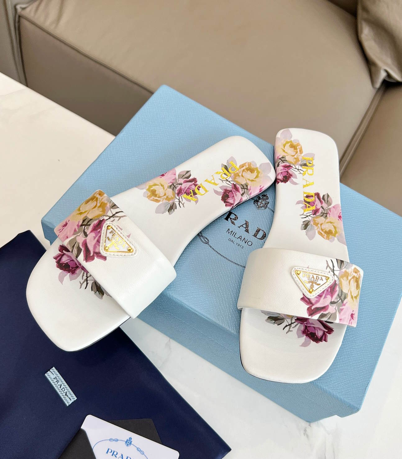 PRD Slippers Floral  Sandals 2 Color's 42