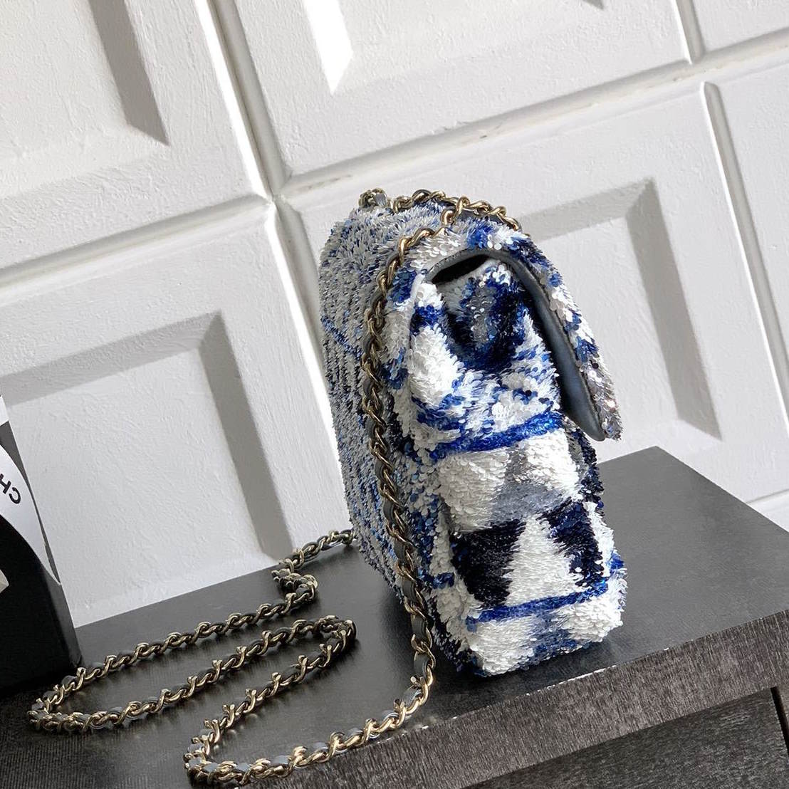 CHL Sequin  bag  2 Color's  20 cm