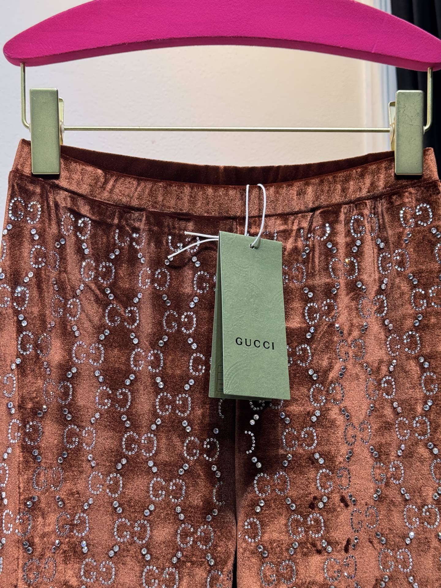 GU velvet woman stretchy  pants  3 Color's Crystal