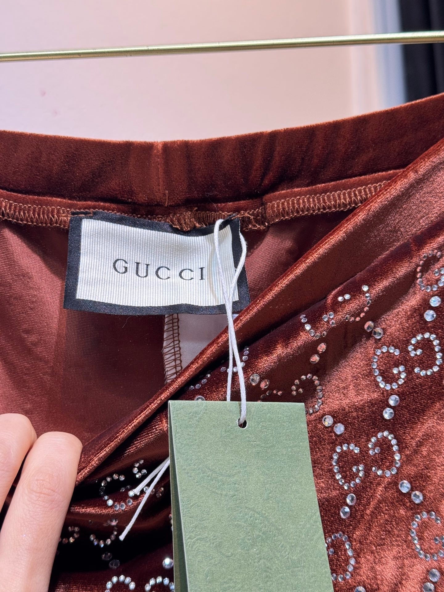 GU velvet woman stretchy  pants  3 Color's Crystal